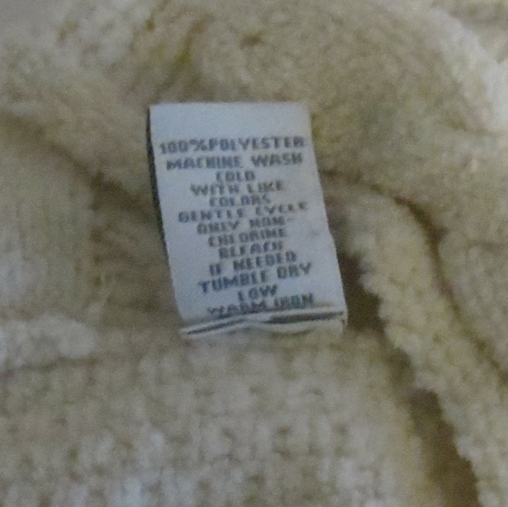 J Jill White Chenile Knit Woven Infiniti Scarf - Picture 2 of 3